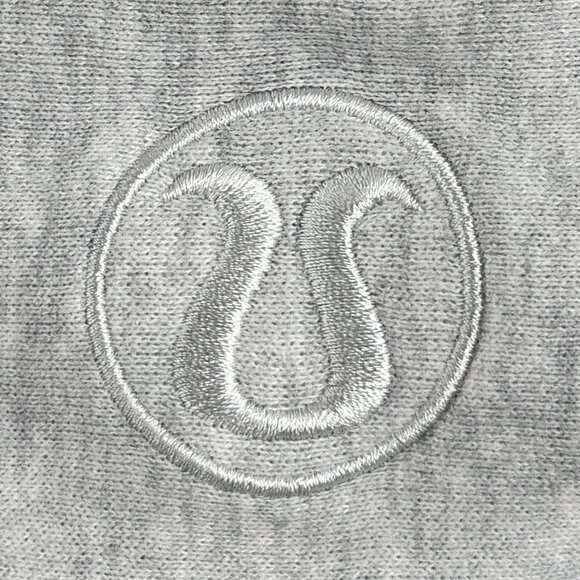 Lululemon Scuba Oversized Half-Zip Hoodie Heathered Ultra Light Grey Size XS/S - Picture 4 of 11